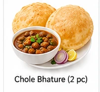 Chole Bhature (2 pcs)