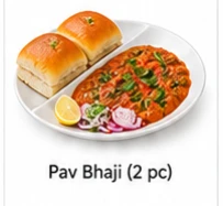 Pav Bhaji (2 pcs)