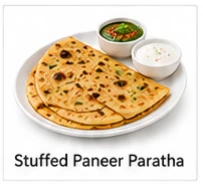 Stuffed Paneer Paratha